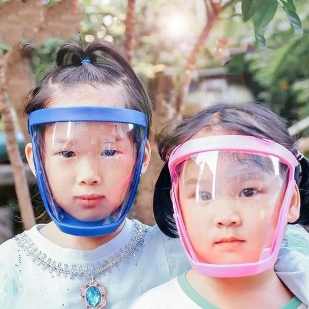 Anti-Fog Kids Anti-Splash Face Mask Adjustable Full Face Goggles  Children