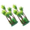 2Pcs Vivid Plastic Aquarium Plants Lifelike Water Grass for Fish Tank Decor Natural Hideout Play Environment Safe Soft Material