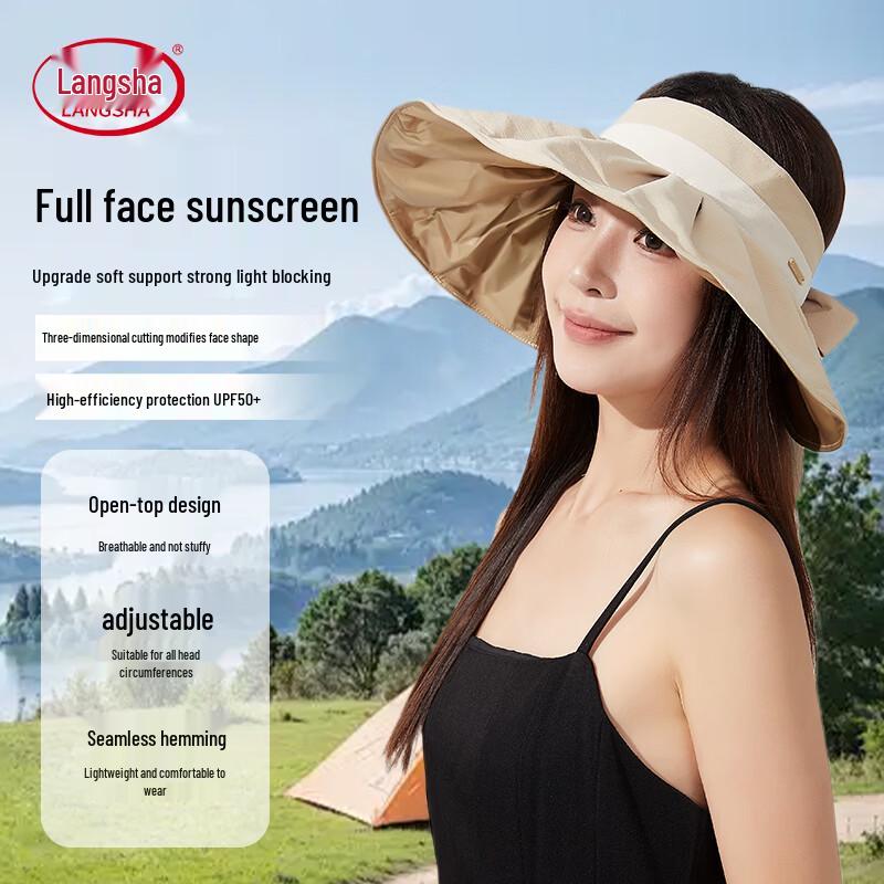LangSha Women s Large Brim UV Protection Sun Hat One Size