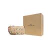 Coach Nolita 19 Classic Monogram Print Zipper Closure Heart Cherry Print Wristlet Clutch Small Women Clutch Khaki CF400-IMOT4