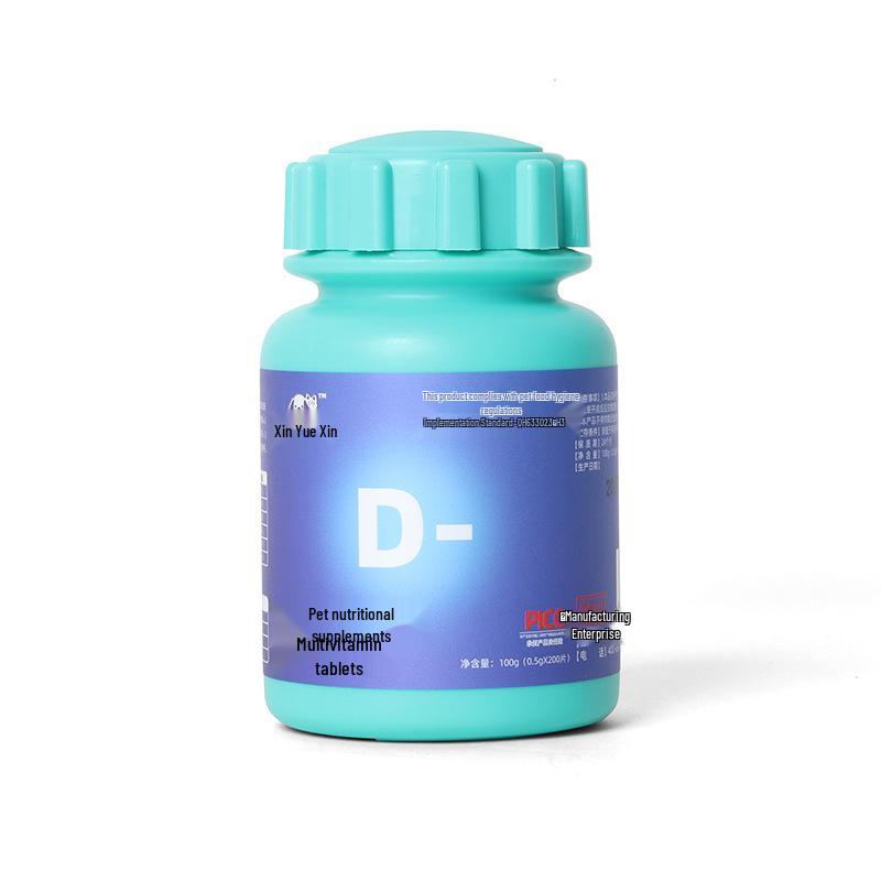 Multivitamin- und Kalziumtabletten für Haustiere (Katzen und Hunde) - Gesundheitsergänzung