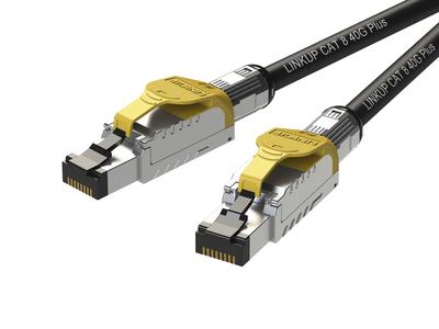 Cat8 Ethernet Patch Cable 4 Pairs 22AWG Screened Single Wire Cable 2000MHz Up To 40Gbps Future 5th Generation Ethernet LAN Network 40G Structure Wire