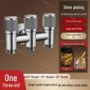 Three-Way Angle Valve Water Splitter: Multifunctional Faucet for Washing Machines
