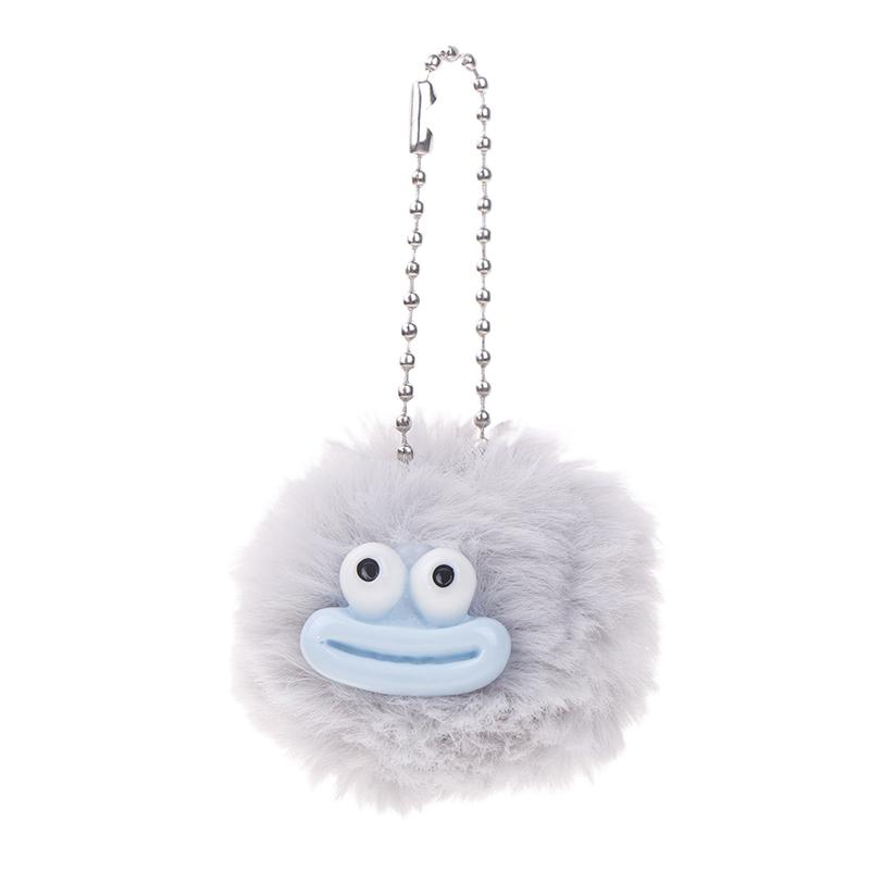 Cute Cartoon Sausage Mouth Hair Ball Key Chain Plush Funny Mini Big Mouth Doll Pendant Key Ring Backpack Bag Car Pendant