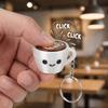 Portable Click Press Toy 3D Printing Keychain Pendant Fun Cartoon Decor  Busy Work