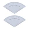 Eyebrow Design Ruler Portable Fast Drawing Guide Professional Eyebrow Shaping Tool for Beginners Pros