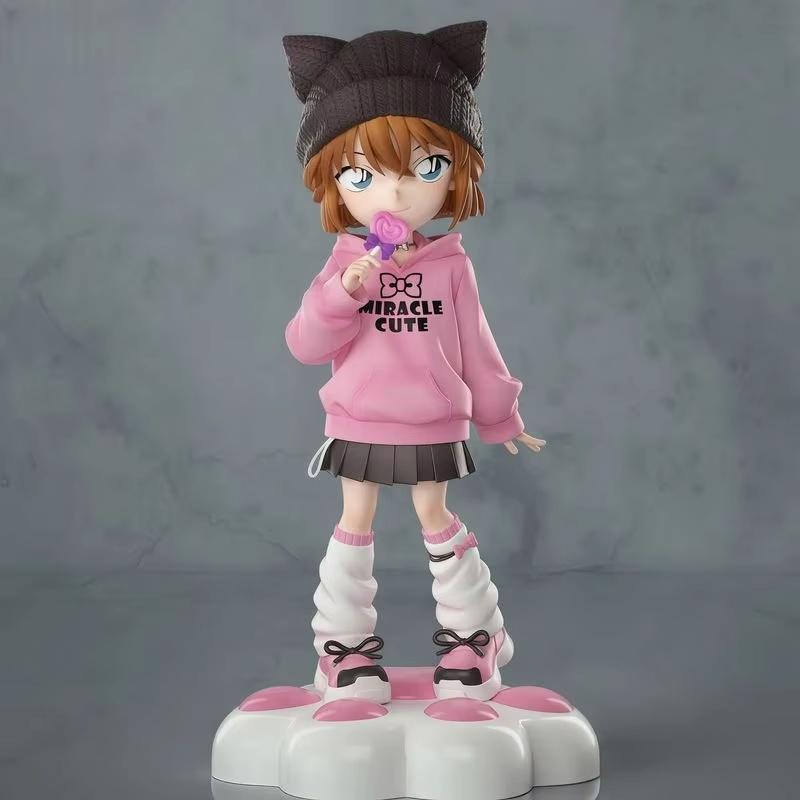 Detective Conan Haibara Ai Cat Ear Lollipop Gk Figure Cute Anime Collectible Statue Desktop Decor For Otaku Fans Home Display