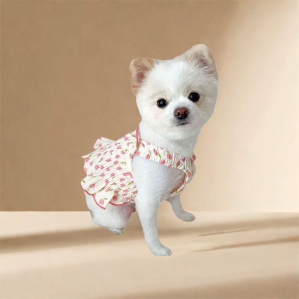 Soft Pet Princess Dresses Cute Dog Vest Skirt Comfortable Pet Summer Clothes  Kittens