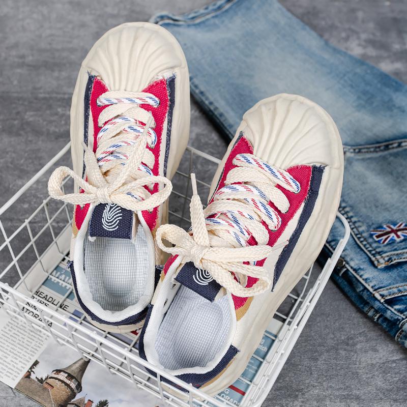 Fashion Vulcanized Sneakers Men New Casual Shoes For Men Trend Walking Shoes Male Street Style Casual Canvas Shoes