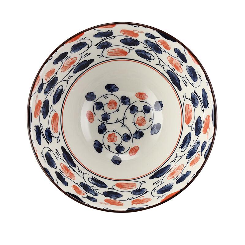 Japanese Underglaze Ceramic Ramen Bowls