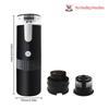 Machines à café espresso électriques portables 6 oz Portion individuelle Mini cafetière avec tasse Bac à café moulu et à capsules