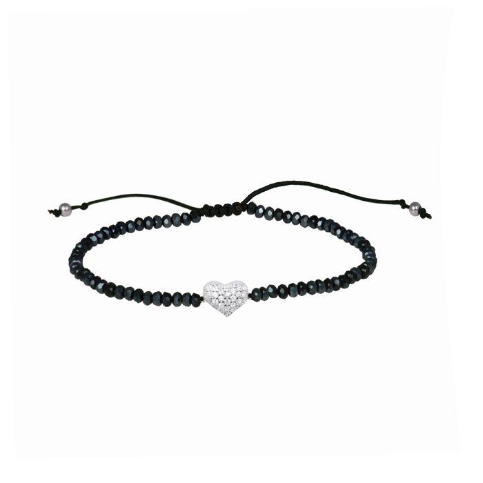 Bracelet - LUXENTER - Love - Argent 925 - Zirconium - Plaqué Rhodium