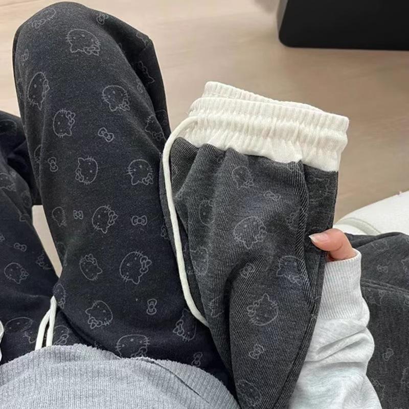 Maternity Pants Spring and Autumn Wear Wide-leg Pants Autumn Do Not Restrain the Belly Glutinous Rice Pants No Support New Autumn Wear