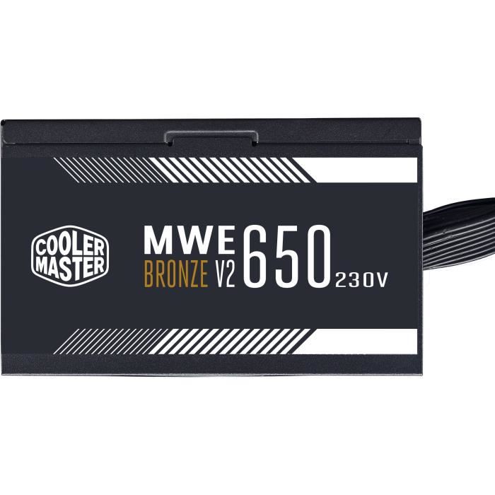 PC Power Supply - COOLER MASTER - MPE-6501-ACABW-BEU - MWE 650W V2 - 80+ BRONZE - 650 W