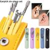 6PCS Portable Stainless Ear Pick 360° Spring Ear Scraper New Ear Spoon