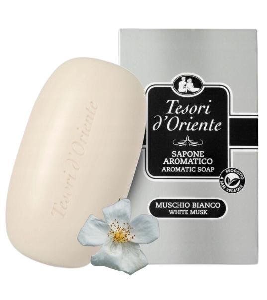 Tesori d'Oriente Premium White Musk Bar Soap, 125g