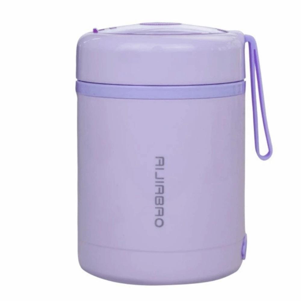 

600ML Electric Heating Lunch Box USB Electric Portable Food Warmer with Drink Function Stainless Steel Picnics Food Heater 600ml фіолетовий