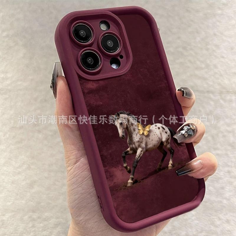 Trendy personalized texture suitable for iPhone 17 Pro Max Full Coverage 16 Shockproof 15 Phone Case, iPhone 14/13/11