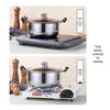 ZISIZ Thickened 304 Stainless Steel Milk & Soup Pot