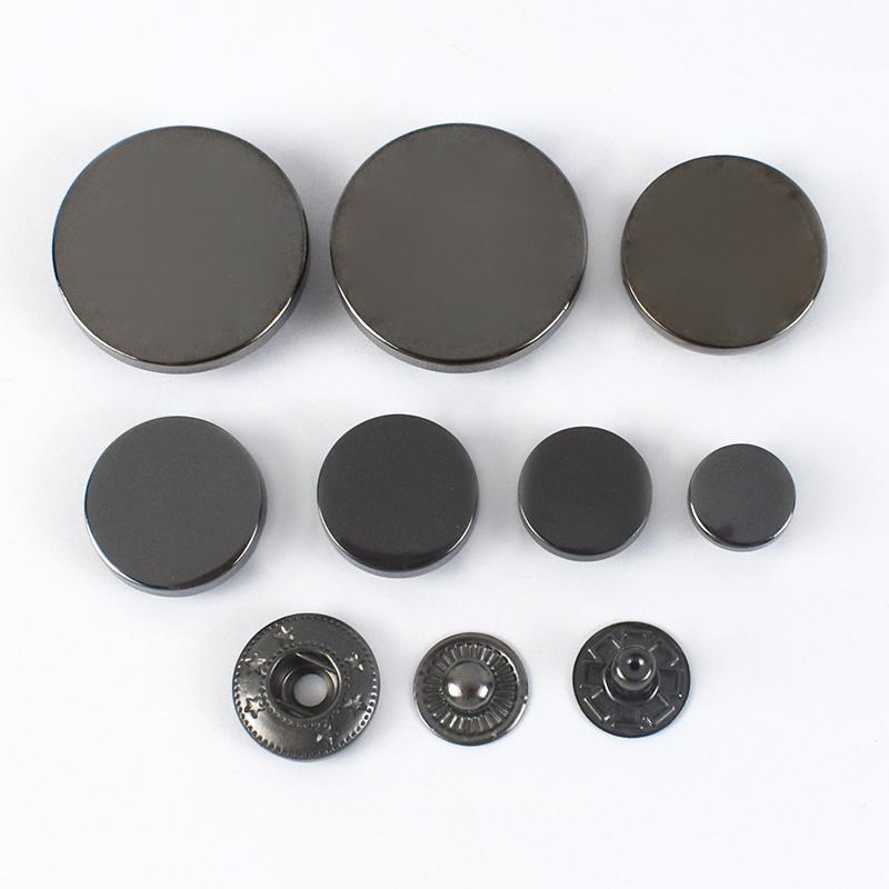 Meetee 100Sets 10-17mm Metal Button 14 Colors Press Studs for Leather Clothes Bags Decor Snap Fasteners Kit Sewing Accessories
