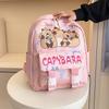 Thickened Capybara Backpack Nylon Large Capacity School Bag Cartoon Animal Daypack  Daily
