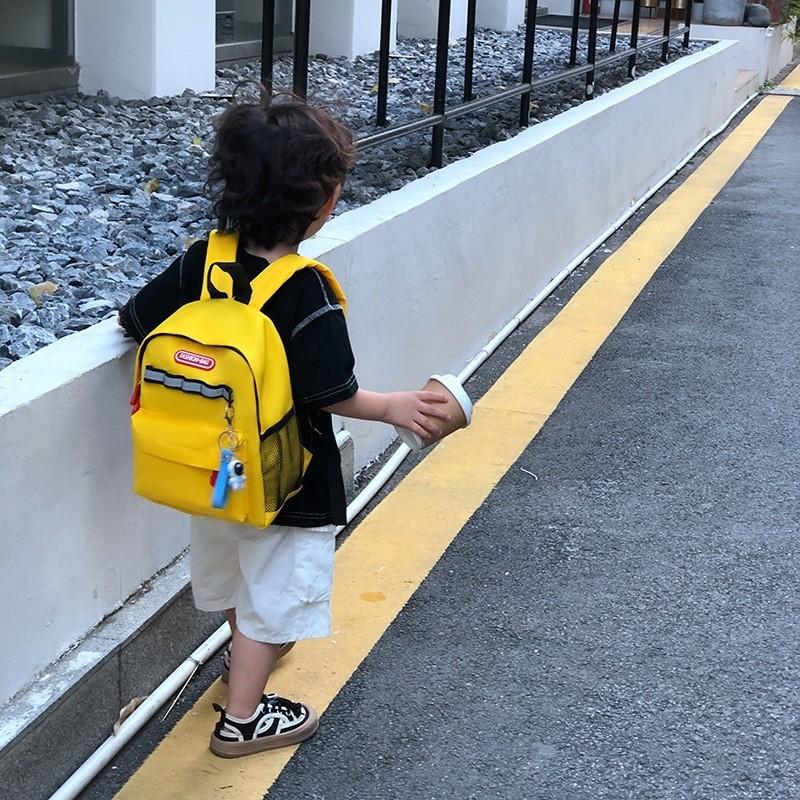Stylish Large Capacity Korean Kids Canvas Backpack Perfect For School Boys And Girls