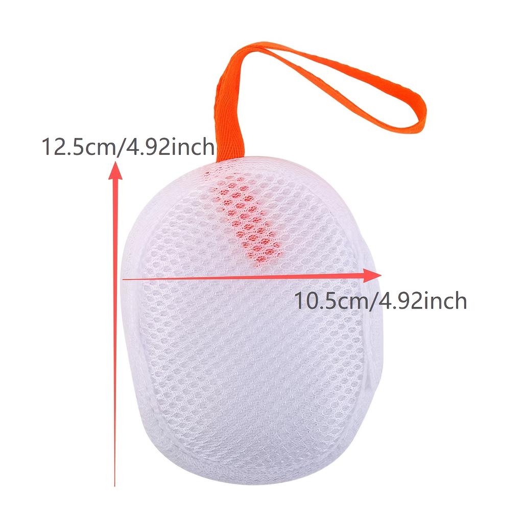 Soft Bathing Bag with Drawstring-Non-Slip Soap Net for Body Wash,Shower,Bathing,Travel-Durable Polyester Bathing Net for Adults