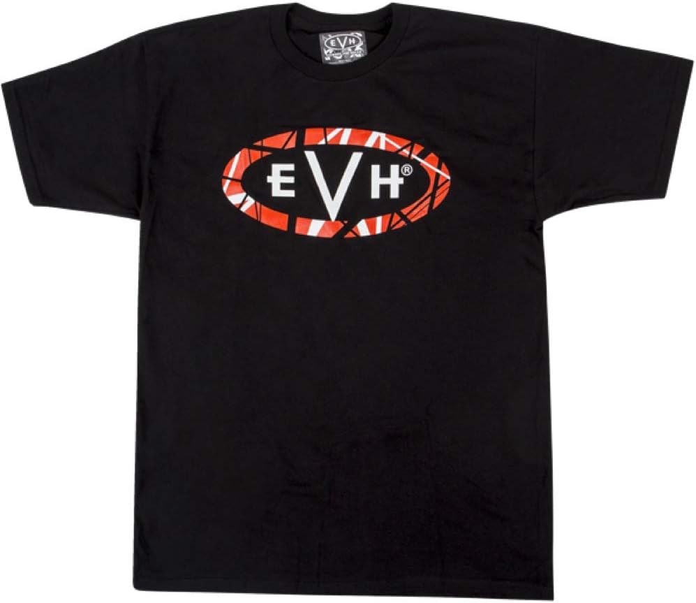 EVH Logo T-Shirt Black Large Edward Van Halen) S