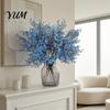 Orange Silk Plants for Halloween Decoration Realistic Artificial Flowers Autumn Home Decoration, Floral Lifelike Branches Seasonal Display Table