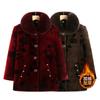 Autumn and Winter Coats, Fleece Cotton Clothes with Fur Collars, Thickened Old Clothes, Winter Clothes, Old Lady
