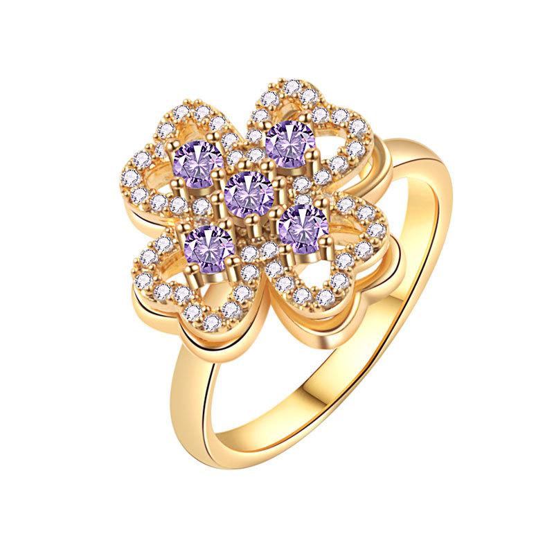 Offener Ring mit Zirkonia-Blume, Damen-Design, Nischenring, zweifarbig, Sonnenblume, doppelte Kamelie, personalisierbar, vielseitig verstellbar, Windmühlenring, Schmuck