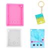 1Pc Bright Resin Craft For Keychain, Player Silicone Molds, Diy Epoxy Jewellery Making, Music Phone Grip Molds