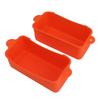 2Pcs Silicone Grease Cup Liners Reusable Drip Pan Liners Silicone Rear Grease Catcher for Griddle