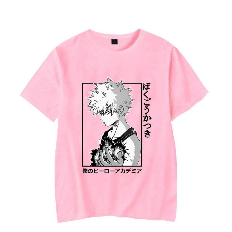 New Cool Bakugou Katsuki Graphic Print T-shirt Fashion Women Men Summer Soft Harajuku Short Sleeve Anime T Shirt Plus Size Tops