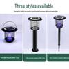 Solar Outdoor Stainless Steel Mosquito Killer Lamp with Ground Stake