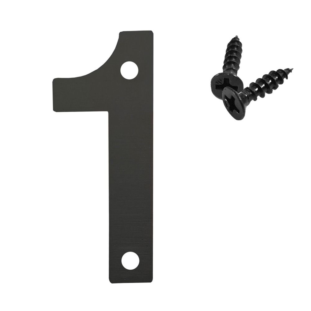 4inch/10cm Fashion Steel with Screw Door Label Numeral Tag 0 To 9 Number Plate Sign