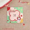 Apple Duoduo Cute Reusable Adhesive Sticky Notes for Students and Office