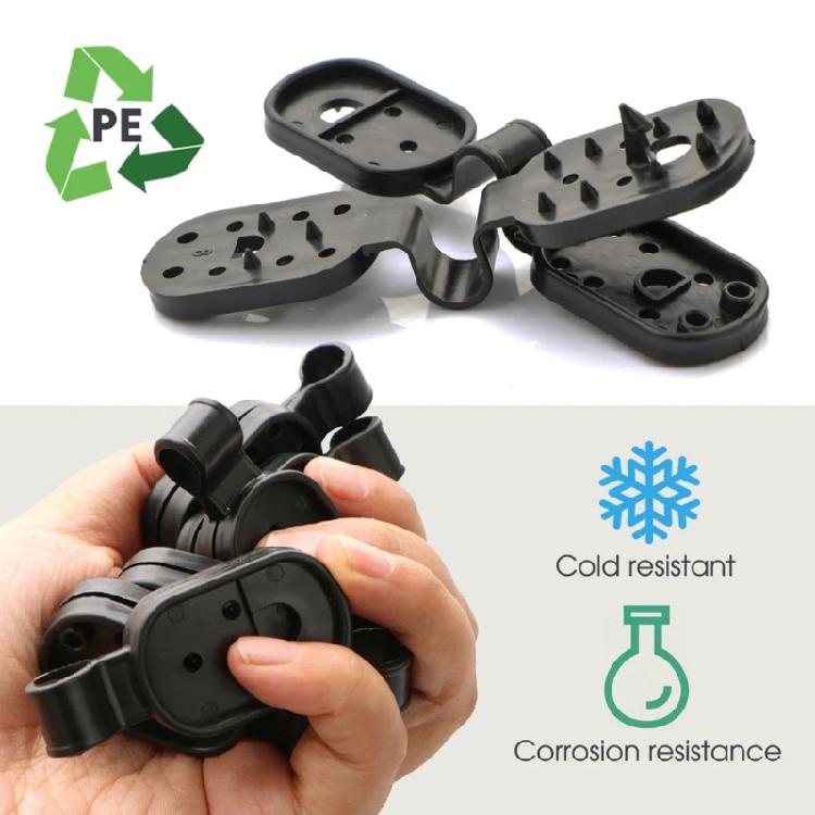 50pack Greenhouses Cooling Sunshades Net Fixing Clip Fence Net Fix Clamps Hook for Home and Professional Gardening Use