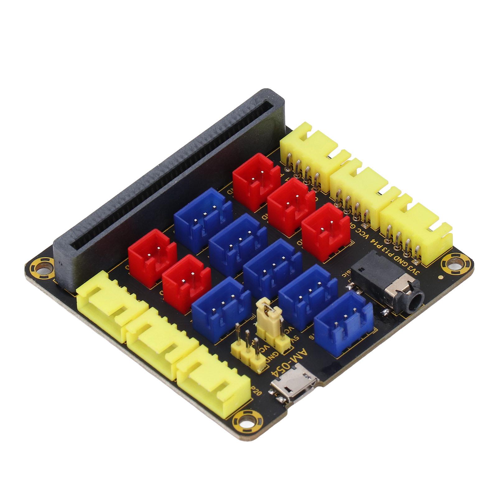 

для Microbit B Типу Плата Розширення Професійне Живлення Micro USB 3.5мм Розширення Звуку