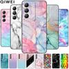 Para Vivo V40 SE Funda Silicona Negra Nueva Moda Estampado Mármol Tapa Trasera Carcasa para Vivo V40 SE 5G Proteger Bolsa Suave TPU Coque