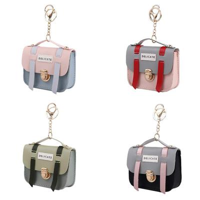 Kawaii Tragbare Schlüsseltasche Mädchen Geldbörse Kartenhalter Mini Münztüte Geldbörse Handtasche Schlüsselanhänger Kopfhörer Aufbewahrungstasche