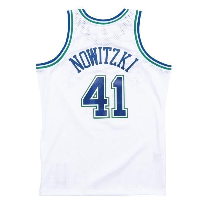 Maillot de basket - Dallas Mavericks - Swingman - Blanc - Adulte - Sans manche