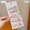 Set of 5 Decorative Hair Clips with Pearl and Shell Designs for Everyday Use and Special Occasions Durable Metal Base and Lightweight Construction