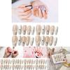 Pure Desire New Style Floral Nail Sticker Wholesale In Zinnia Color