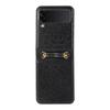 Mandarava Flower Crossbody Case for Samsung ZFlip7/6/5/4 - Foldable Screen Protective Cover with Lanyard