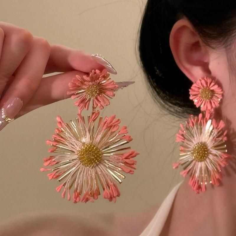 Summer Colorful Unique Dopamine Design Drop Dangle Earrings For Women Fashion Jewelry Accessories