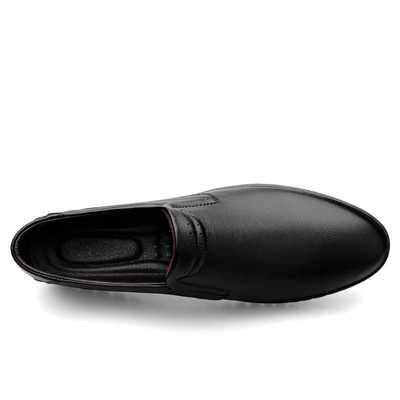 Echtes Leder Herren Freizeitschuhe Marke 2024 Herren Loafer Mokassins Atmungsaktive Slip-on Fahrschuhe Atmungsaktiv Weich Leicht