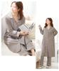 Maternity Room Nursing Comfortable To Wear with Cotton Blend Smooth Open Front Maternity Pajamas Smicro Maternity 3L [Nissen] Wear/Pajamas