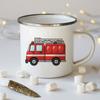 Personalized Mug Coffee Cartoon Excavator Print Creative Enamel Water Cup Original Mugs Friends Cofee Cups to Sublimate Cupshe
