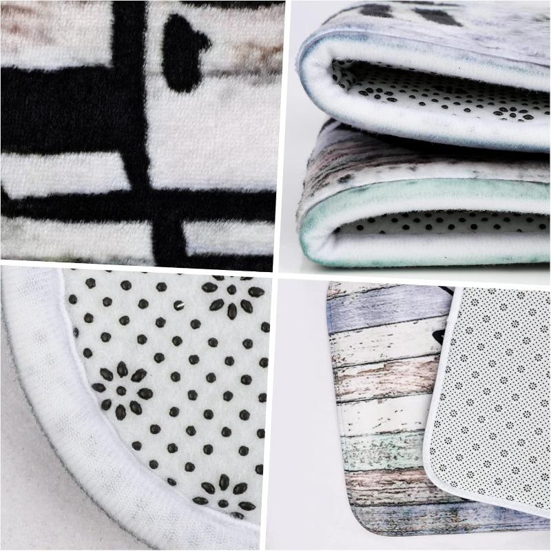 Happy Camper Antislip Deurmat Badmat Entreekleed voor Voordeur Keukenvloer Badkuip Slaapkamer Huisdecoratie Tapijt